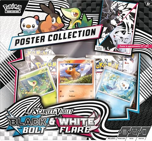 Pokemon TCG Scarlet & Violet 10.5 Unova Poster Collection Box - 4 Packs von Pokémon