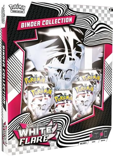 Pokemon TCG Scarlet & Violet - White Flare Binder Collection (R)(EU) EN, Other Box, Collectible Cards, 10-10039-107 von Pokémon