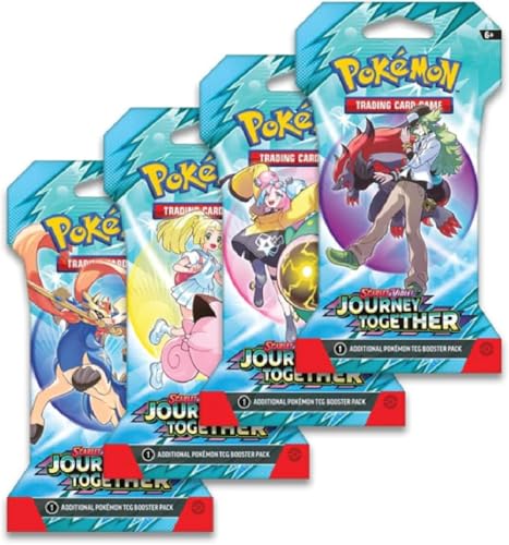 Pokemon TCG - Scarlet & Violet: Journey Together - 8 Booster Pack Lot - 80 Cards von Pokémon