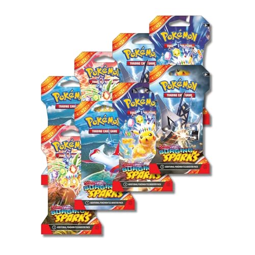 Pokemon TCG Surging Spark Booster Pack Lot (8 Packungen) – 80 Karten von Pokémon