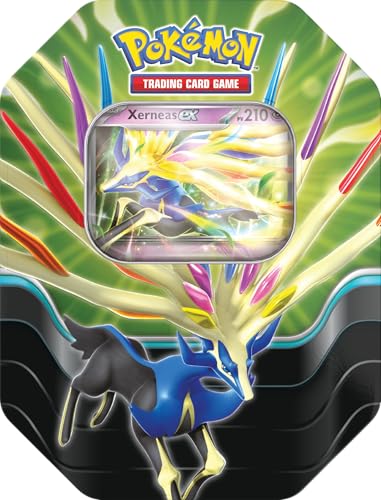 Pokémon TCG: Azurblaue Legenden Box – Xerneas-ex (4 Boosterpacks und 1 glänzende Promokarte) von Pokémon