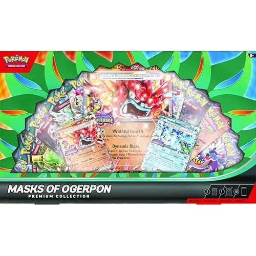 Pokemon TCG: Masks Of Ogerpon ex Premium Collection - 10 Packs, Promos Pokemon TCG: Masks Of Ogerpon ex Premium Collection - 10 Packs, Promos von Pokémon