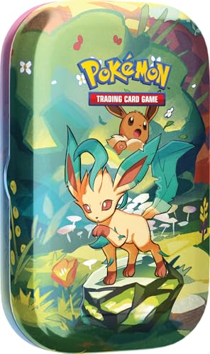 Pokémon: Pokémon TCG Mini-Dose, Scharlachrot und Violett, Prismatische Entwicklungen, Phyllali (2 Boosterpacks und 1 Stück) von Pokémon