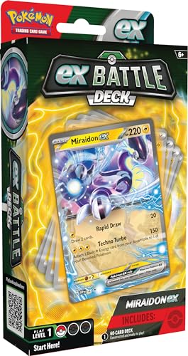 Pokémon TCG: Miraidon ex Battle Deck (Spielfertiges Deck 60 Blatt) von Pokémon
