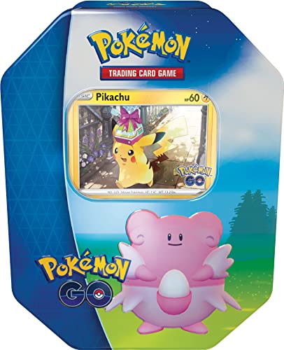 Pokémon TCG GO Dose – Blissey (2 Folienkarten und 4 Booster-Packs), Einzeln von Pokémon