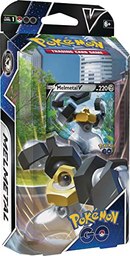 Pokémon TCG Sammelkartenspiel: Pokémon GO Melmetal V Kampfdeck, 60 Karten, spielfertig, englische Version von Pokémon