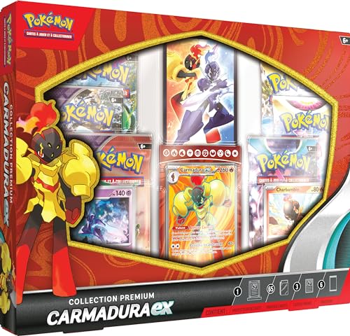 Pokémon TCG: Premium-Kollektion Carmadura-ex (6 Boosterpacks und 2 glänzende Promokarten) von Pokémon