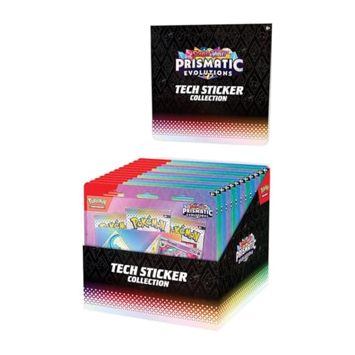 Pokemon TCG: Scarlet & Violet 8.5 Tech Sticker Collection – sortiertes Display von Pokemon