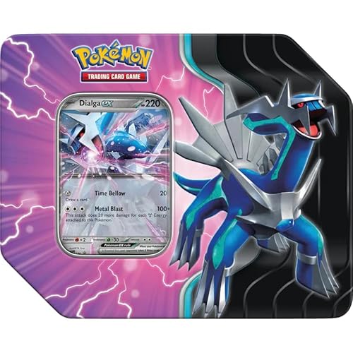 Pokemon TCG: Scarlet & Violet Azure Legends Tin - Dialga ex (5 Packungen) von Pokemon