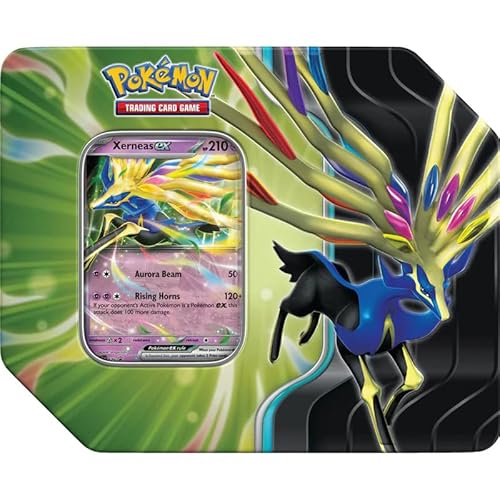 Pokemon TCG: Scarlet & Violet Azure Legends Tin - Xerneas ex (5 Packungen) von Pokémon