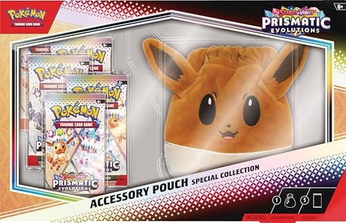 Pokémon TCG: Scarlet & Violet – Prismatic Evolutions Zubehörtasche Special Collection (5 Boosterpacks & Zubehörtasche) Pokémon TCG: Scarlet & Violet – Prismatic Evolutions Zubehörtasche Special Collection (5 Boosterpacks & Zubehörtasche) von Pokémon