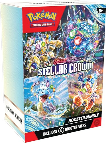 Pokémon TCG: Scarlet & Violet – Stellar Crown Booster Bundle (6 Booster-Packs) von Pokémon