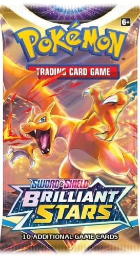 Pokemon TCG: Schwert & Schild - Brilliant Stars Booster Pack (10 Karten pro Packung) von Pokemon