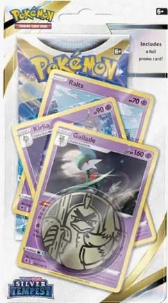 Pokemon TCG: Silver Tempest - Premium Checklane Blister Pack (Gallade, Ralts, Kirlia) von Pokémon