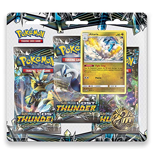Pokemon TCG: Sun & Moon - Lost Thunder, Blister Pack Containing 3 Booster Packs and Featuring a Foil Promo Altaria von Pokemon