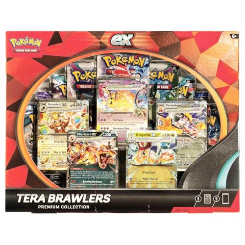 Pokemon TCG: Tera Brawlers Premium Collection, Sammelkarten, Alter: 6+ Jahre von Pokémon