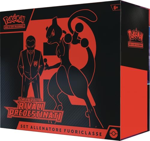 Pokémon TCG: Trainer-Klasse-Set aus der Erweiterung Scharlachrot und Violett – Schicksalhafte Rivalen (eine Vollbild-Promo-Karte, neun Erweiterungspackungen und Premium-Zubehör) von Pokémon