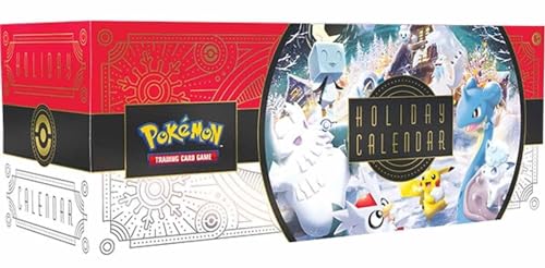 Pokémon TCG: Urlaubskalende,ab 6 Jahren (8 Folien-Promokarten, 6 Booster-Packs und mehr) von Pokémon
