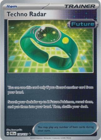 Pokemon - Techno Radar 130/131 Prismatic Evolutions - Reverse Foil Einzelkarte von Pokémon