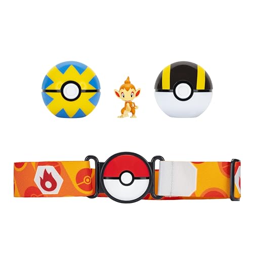 Pokémon PKW4168 - Panflam Clip ‘N’ Go Gürtel-Set - Panflam Battle Figur mit Flottball, Hyperball und Gürtel, offizielles Set Pokémon PKW4168 - Panflam Clip ‘N’ Go Gürtel-Set - Panflam Battle Figur mit Flottball, Hyperball und Gürtel, offizielles Set von Pokémon