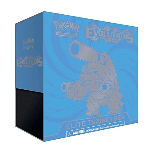 Pokemon Trading Card Game XY12 Elite Trainer Box - Evolutions Blastoise- with 8 XY-Evolutions Booster Packs, 65 Card Sleeves, 45 Energy Cards! von Pokémon