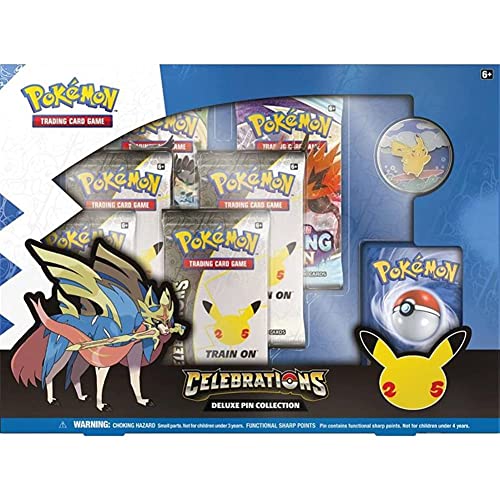 Pokémon 25th Anniversary Celebrations Zacian Deluxe Pin Collection - EN von Pokémon