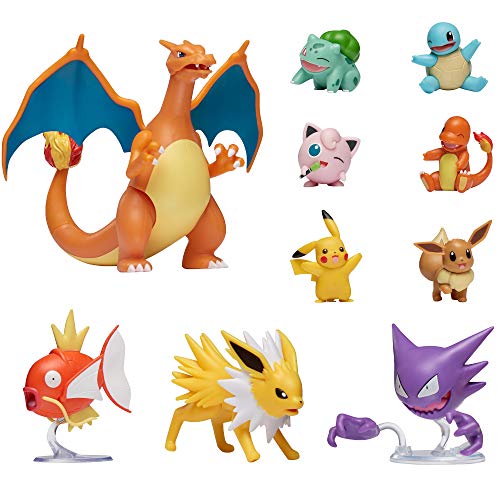 Pokémon Ultimative Deluxe Multi 10-Pack Figuren, Glurak, Karpador,Alpollo, Evoli,Glumanda, Schiggy,Pikachu,Bisasam,Pummeluff,Blitza,Offizielle Pokemon Pokémon Ultimative Deluxe Multi 10-Pack Figuren, Glurak, Karpador,Alpollo, Evoli,Glumanda, Schiggy,Pikachu,Bisasam,Pummeluff,Blitza,Offizielle Pokemon von Pokémon