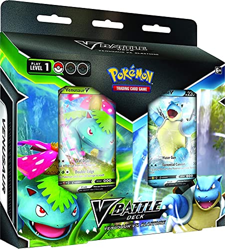 Pokémon V-Kampfdeck Bundle Bisaflor vs. Turtok, Kartenspiel, ab 6 Jahren, für 2 Spieler, über10 Minuten Spieldauer Pokémon V-Kampfdeck Bundle Bisaflor vs. Turtok, Kartenspiel, ab 6 Jahren, für 2 Spieler, über10 Minuten Spieldauer von Pokémon