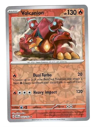 Pokemon - Volcanion 022/182 - Paradox Rift - Reverse Foil - Einzelkarte Pokemon - Volcanion 022/182 - Paradox Rift - Reverse Foil - Einzelkarte von Pokémon