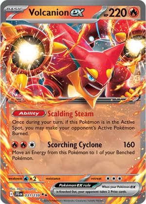 Pokemon - Volcanion ex 031/159 - Journey Together - Double Rare - Folien Einzelkarte Pokemon - Volcanion ex 031/159 - Journey Together - Double Rare - Folien Einzelkarte von Pokémon