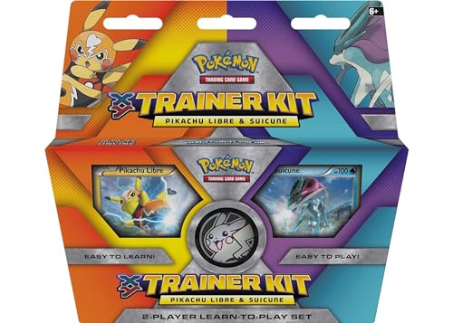 Pokémon - XY Trainer Kit: Pikachu Libre & Suicune 2-Spieler Starter-Set (Pokemon) Tragbar, Klassisch, 14+ Jahre, 168+ Monate, 10 Jahre Max. von Pokémon