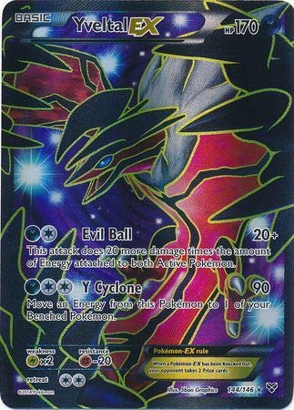Pokemon Yveltal EX - 144/146 - Full Art Ultra Rare XY (Basisset) Singles von Pokemon