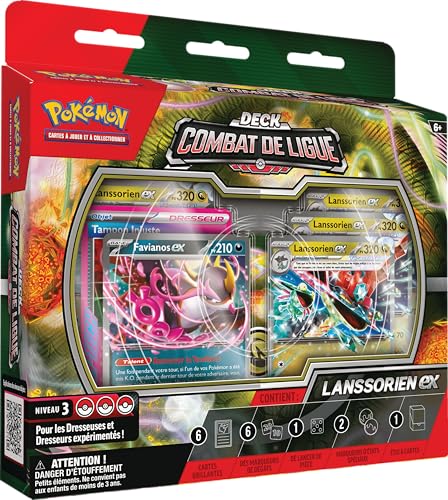 Pokémon: Pokémon TCG Lanssorien-ex Liga-Kampfdeck (1 gebrauchsfertiges Deck mit 60 Karten mit Lanssorien-ex und Favianos-ex) von Pokémon