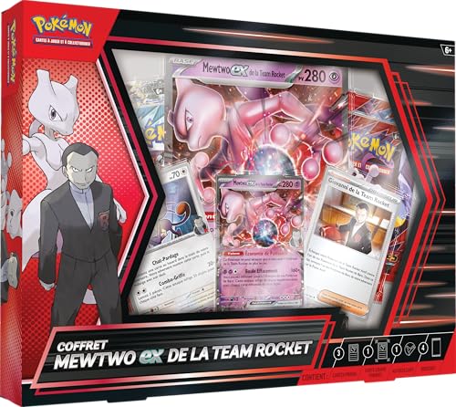 Pokémon: Pokemon TCG Mewtwo-ex Set (1 glänzende Promokarte, 1 große glänzende Karte und 4 Booster) von Pokémon