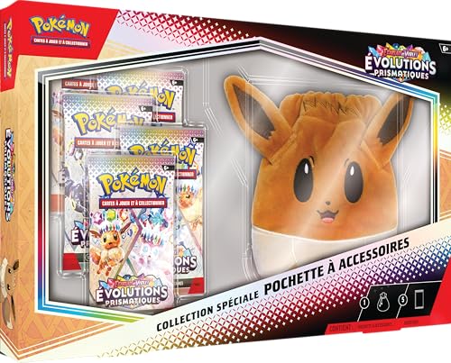 Pokémon: Special Collection Zubehörtasche Scharlachrot und Lila – Prismatische Entwicklungen des Pokémon TCG (5 Boosterpacks und eine Zubehörtasche) von Pokémon