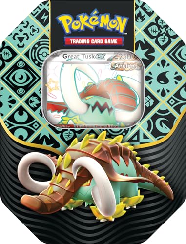 Pokémon Trading Card Game Scarlet & Violet 04.5 Paldean Fates ex Tin Great Tusk von Pokemon