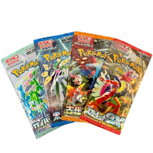 Random Pokemon Japanisches Booster-Set, 4 Stück Random Pokemon Japanisches Booster-Set, 4 Stück von Pokémon