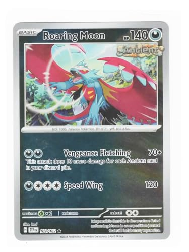 Roaring Moon 109/162 - Temporal Forces - Pokemon Reverse Holofoil Card Roaring Moon 109/162 - Temporal Forces - Pokemon Reverse Holofoil Card von Pokemon