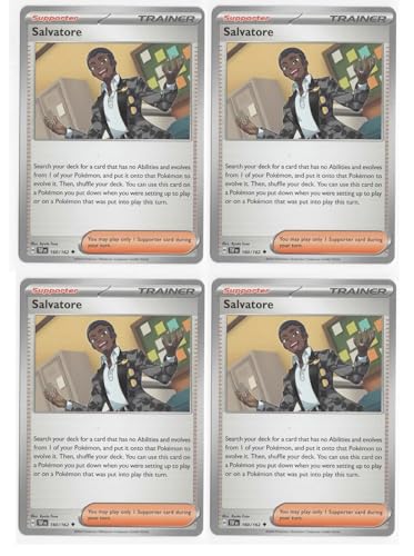 Salvatore 160/162 Temporal Forces Pokemon Kartenset x4 Spielset von Pokemon