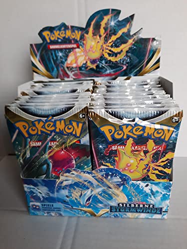 Pokémon Schwert & Schild Serie 12 - 36er BoosterPack - Silberne Sturmwinde, 46431 von Pokémon