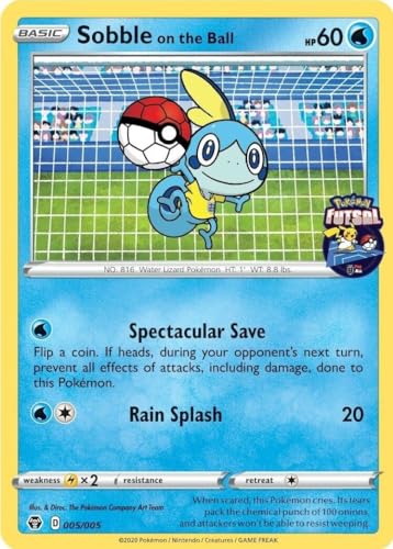 Sobble On The Ball 005/005 - Futsal Promo Sealed - Pokémon TCG von Pokémon