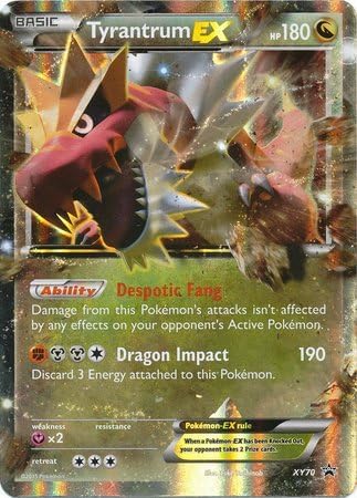 Tyrantrum EX XY70 Ultra Rare Promo Pokemon Sammelkarte Jumbo/Übergröße Karte von Pokémon