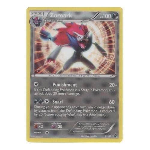 Zoroark (3D Lenticular Jumbo) BW19 – Pokemon Einzelne Werbekarte von Pokémon