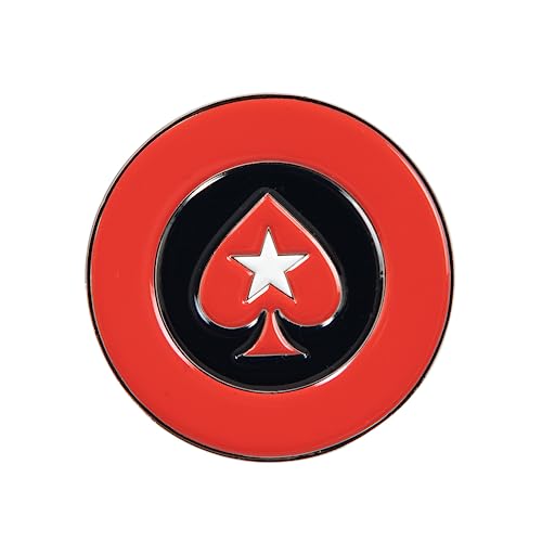 Poker Stars Spatenkartenschutz – schlankes, weiches Premium-Emaille-Design mit ikonischem Spaten-Design – langlebiges Zink – perfektes Tischzubehör für unverwechselbaren, zuverlässigen und stilvollen Poker Stars Spatenkartenschutz – schlankes, weiches Premium-Emaille-Design mit ikonischem Spaten-Design – langlebiges Zink – perfektes Tischzubehör für unverwechselbaren, zuverlässigen und stilvollen von Poker Stars