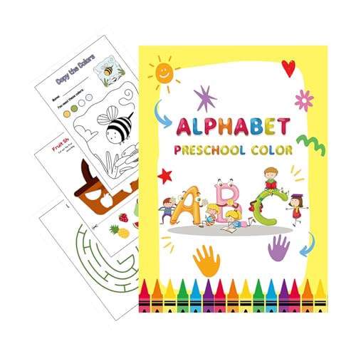 Alphabet Malbuch, Handschrift Workbook, Briefverfolgungspraxisbuch, Sensorisches Vorschule Learning Copybook, Wiederverwendbares Reiseformat, 9.45x6.69 Zoll Ideal Für Kinder Im Alter Von 3 Bis 6 Alphabet Malbuch, Handschrift Workbook, Briefverfolgungspraxisbuch, Sensorisches Vorschule Learning Copybook, Wiederverwendbares Reiseformat, 9.45x6.69 Zoll Ideal Für Kinder Im Alter Von 3 Bis 6 von Pokronc