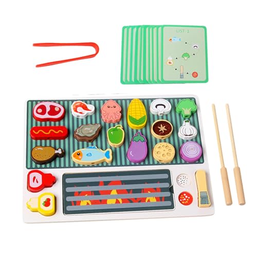 Cooking Playset Für Kinder, BBQ Tun Toy, Kinder BBQ Grill Set, Grillspieße Playset, Trep Cooking Game, 30 X 22,5 Cm/11,81 X 8,86 Zoll Für Kinderjungen- Und Mädchen-Rollenspiele Cooking Playset Für Kinder, BBQ Tun Toy, Kinder BBQ Grill Set, Grillspieße Playset, Trep Cooking Game, 30 X 22,5 Cm/11,81 X 8,86 Zoll Für Kinderjungen- Und Mädchen-Rollenspiele von Pokronc