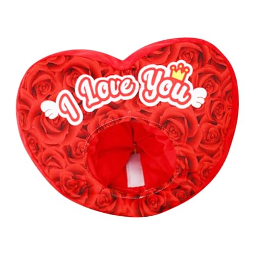 Herz-Kopfbedeckung, Valentinstag-Hut, Plüsch-Herz-Stirnband, Foto-Requisite, vielseitiges Design, Rot, 45 cm, für Damen und Herren, Valentinstag Herz-Kopfbedeckung, Valentinstag-Hut, Plüsch-Herz-Stirnband, Foto-Requisite, vielseitiges Design, Rot, 45 cm, für Damen und Herren, Valentinstag von Pokronc
