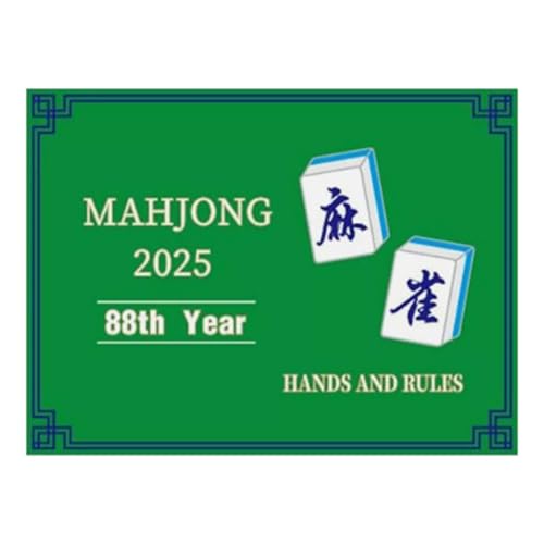 Mah Jongg Punktekarten, Standard-Mahjong-Aufnahmeblätter, Gefälligkeitspartys, Spielpunkteblätter, wasserdichtes Mahjong-Block, leicht lesbares Layout, 16 x 13 cm, ideal für Partys und Spielabende Mah Jongg Punktekarten, Standard-Mahjong-Aufnahmeblätter, Gefälligkeitspartys, Spielpunkteblätter, wasserdichtes Mahjong-Block, leicht lesbares Layout, 16 x 13 cm, ideal für Partys und Spielabende von Pokronc