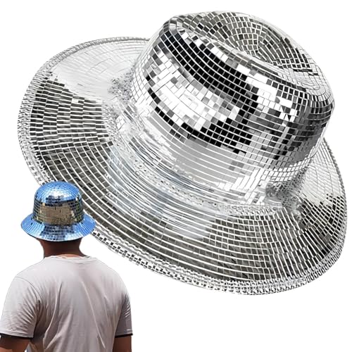 Pokronc Glitzer-Cowboyhut, Bling Cowgirl-Hut, Cosplay-Kostüm-Zubehör, 1 Größe passt am meisten, bequem und leicht, 34,9 cm für Junggesellinnenabschiede, Festivals Pokronc Glitzer-Cowboyhut, Bling Cowgirl-Hut, Cosplay-Kostüm-Zubehör, 1 Größe passt am meisten, bequem und leicht, 34,9 cm für Junggesellinnenabschiede, Festivals von Pokronc