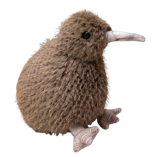Pokronc Kiwi-Vogel-Plüschtier, Pelzvogel-Plüschtier, Plüsch-Kiwi-Tierspielzeug, Maschinenwaschbar, Realistisches Design, Grau, Weiß, Schleife, 35 cm, Für Männer, Frauen Pokronc Kiwi-Vogel-Plüschtier, Pelzvogel-Plüschtier, Plüsch-Kiwi-Tierspielzeug, Maschinenwaschbar, Realistisches Design, Grau, Weiß, Schleife, 35 cm, Für Männer, Frauen von Pokronc